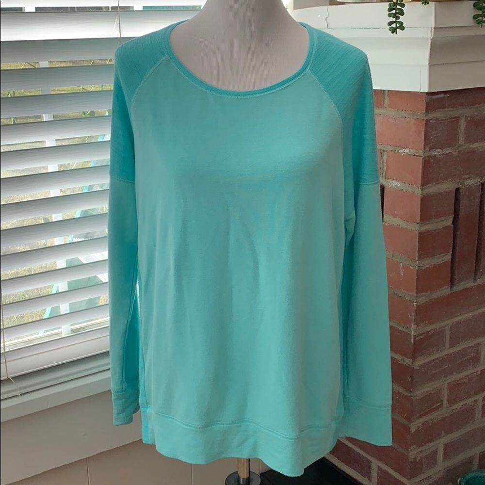 TEK Gear 2 toned aqua athleisure top